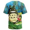 Trippy My Neighbor Totoro Studio Ghibli T Shirt 3D BACK Mockup - Studio Ghibli AU Store