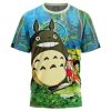 Trippy My Neighbor Totoro Studio Ghibli T Shirt 3D FRONT Mockup - Studio Ghibli AU Store