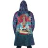 Trippy Ponyo SG AOP Hooded Cloak Coat BACK Mockup - Studio Ghibli AU Store