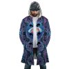 Trippy Ponyo SG AOP Hooded Cloak Coat FRONT Mockup - Studio Ghibli AU Store