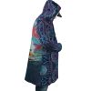 Trippy Ponyo SG AOP Hooded Cloak Coat RIGHT Mockup - Studio Ghibli AU Store