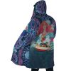 Trippy Ponyo SG AOP Hooded Cloak Coat SIDE Mockup - Studio Ghibli AU Store