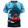 Trippy Porco Rosso Studio Ghibli T Shirt 3D FRONT Mockup - Studio Ghibli AU Store