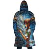 Trippy Spirited Away SG AOP Hooded Cloak Coat BACK Mockup - Studio Ghibli AU Store