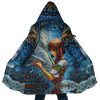 Trippy Spirited Away SG AOP Hooded Cloak Coat MAIN Mockup - Studio Ghibli AU Store