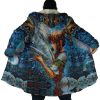 Trippy Spirited Away SG AOP Hooded Cloak Coat NO HOOD Mockup - Studio Ghibli AU Store