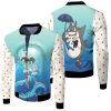 chihiro ogino cuddle nigihayami kohaku nushi haku for spirited away studio ghibli fan fleece bomber jacketcwl7e - Studio Ghibli AU Store