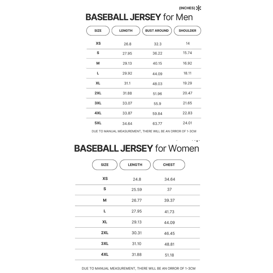 Product Size chart