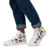 mens high top canvas shoes white left 620a0092d6c95 - Studio Ghibli AU Store