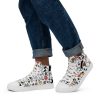 mens high top canvas shoes white left 62137df1974da - Studio Ghibli AU Store