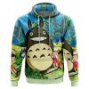 trippy my neighbor totoro studio ghibli hoodiemvvkl - Studio Ghibli AU Store