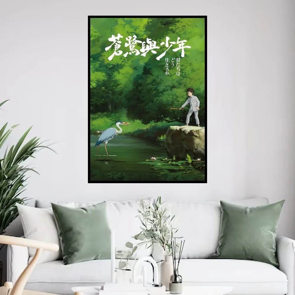 Japan Ghibli Studio The Boy and The Heron Wall Art