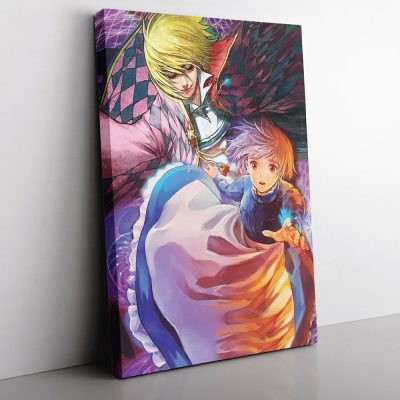 Studio Ghibli Howl’s Moving Castle Canvas Wall Art