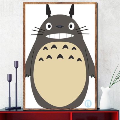 Studio Ghibli My Neighbor Totoro Character Canvas Wall Art