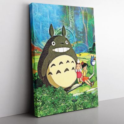 Studio Ghibli My Neighbor Totoro Paintings Canvas Wall Art