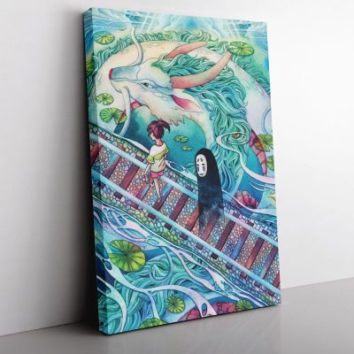 Studio Ghibli Spirited Away Mythical Canvas Wall Art