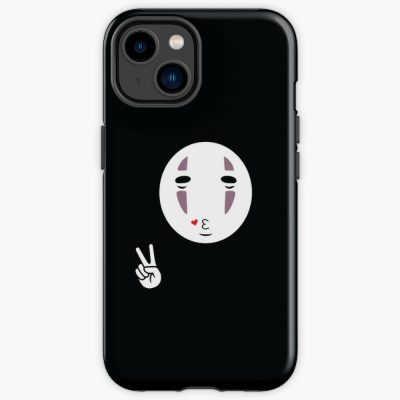 Studio Ghibli Spirited Away No Face Peace & Love Phone Case